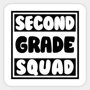 second grade Sticker